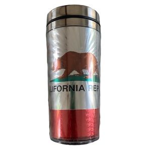 Travel Mug with Flag of California State